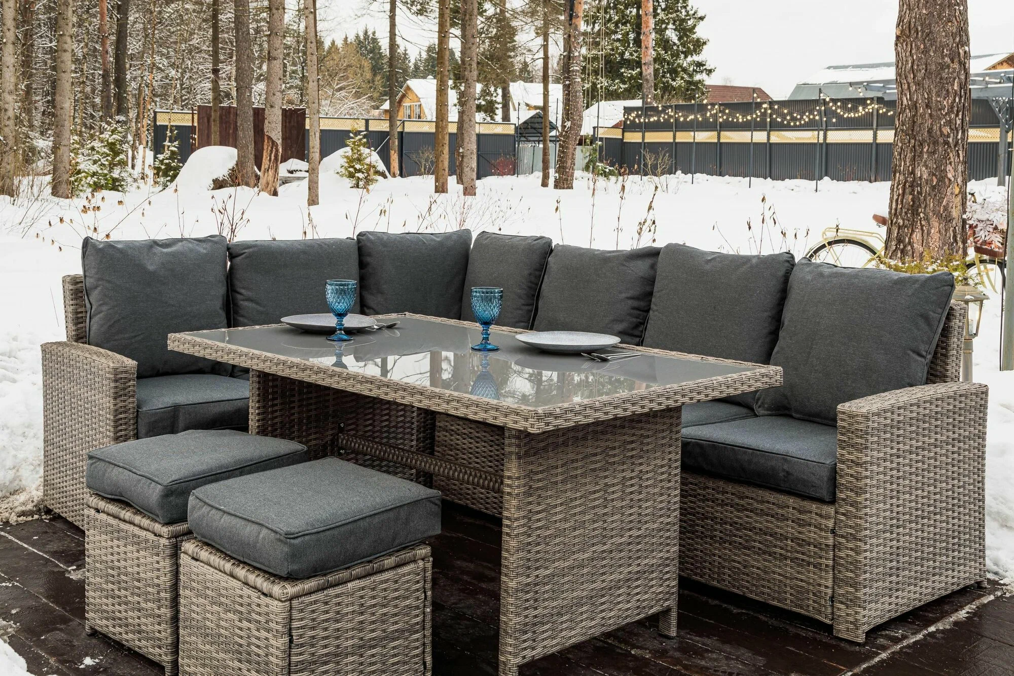 Комплект подушек для уличной террасы